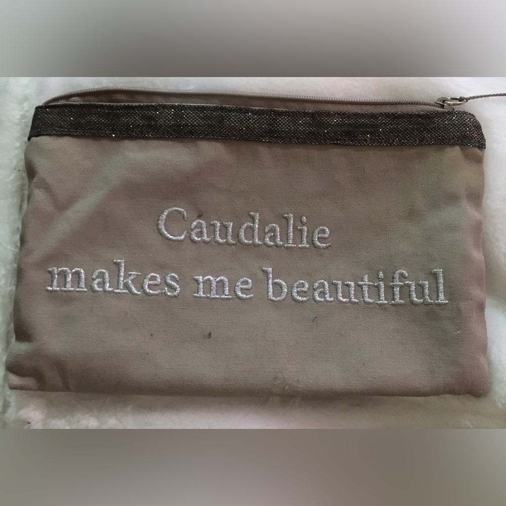 Caudalie Brown Cosmetic Pouch